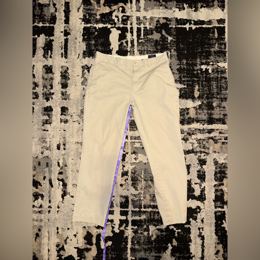 Polo by Ralph‎ Lauren Cream Stretch Pants